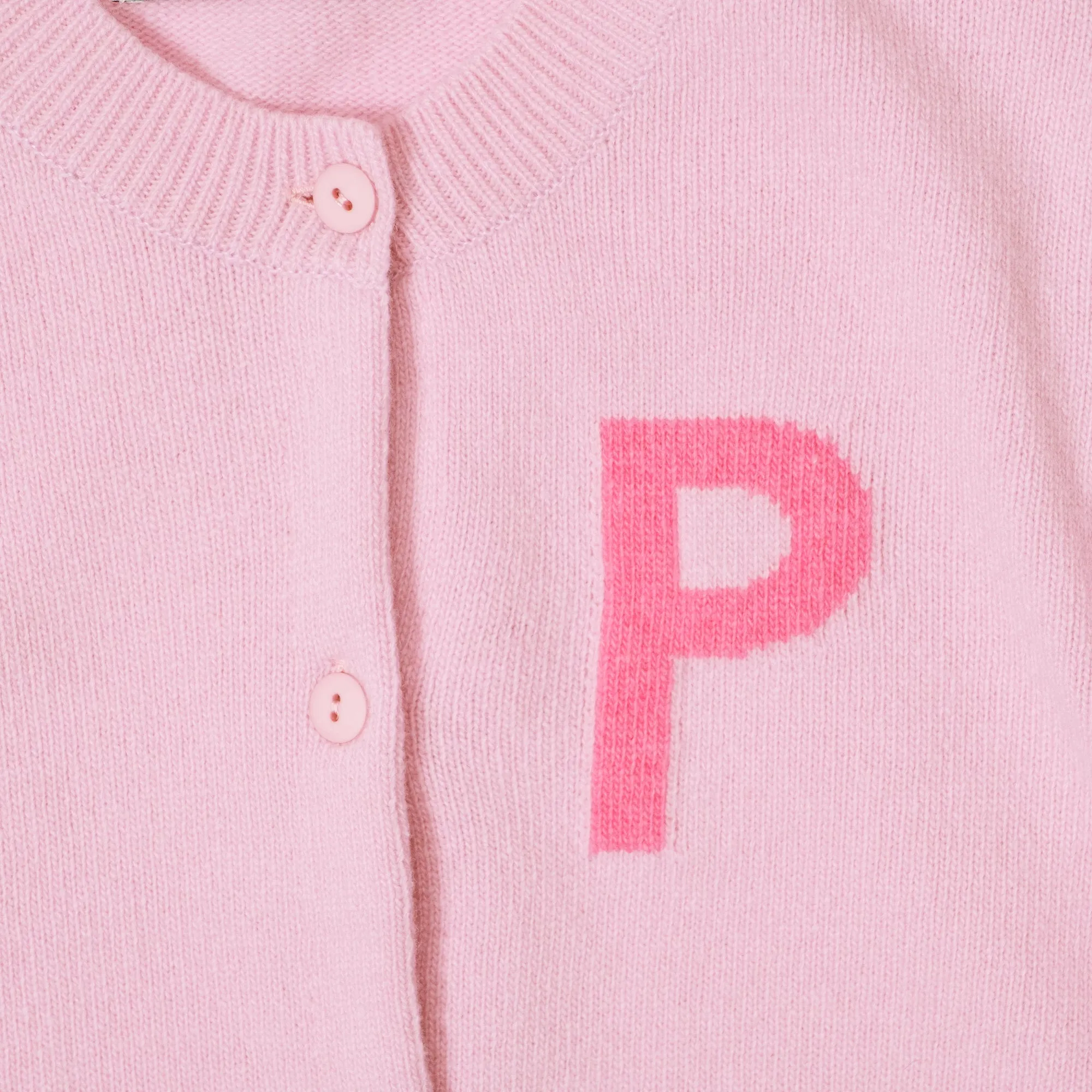 Alphabet P Cardigan