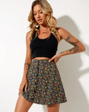 Andrea Skater Skirt in Kenny Floral