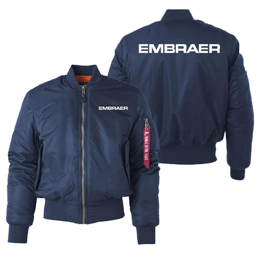 Embraer & Text Designed "Women" Bomber Jackets