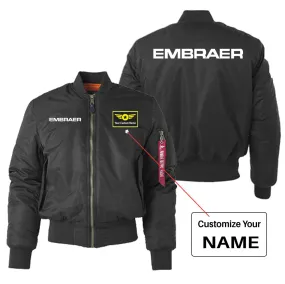 Embraer & Text Designed "Women" Bomber Jackets