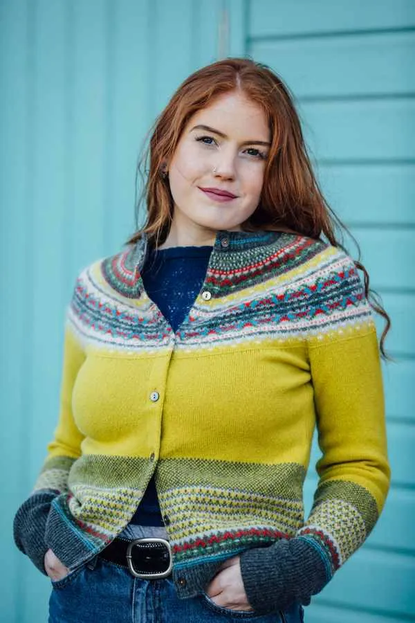 Eribe Alpine Cardigan in Piccalilli