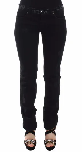 Ermanno Scervino Black Slim Jeans Denim Pants Skinny Stretch