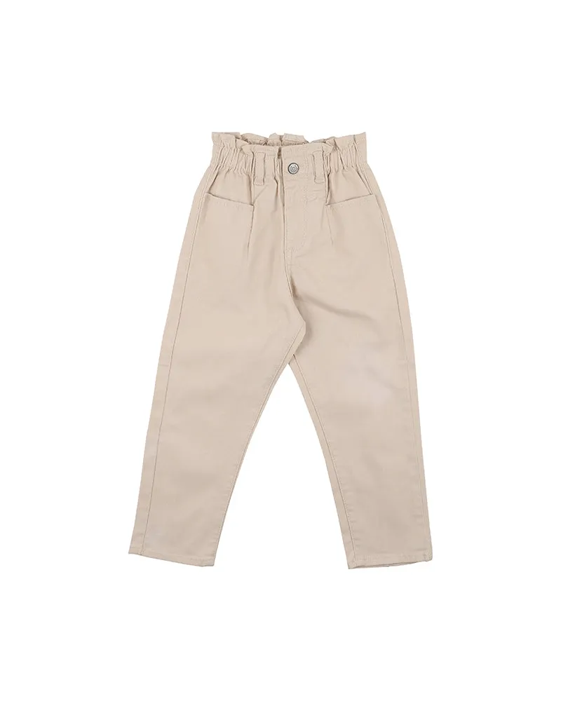 FOX & FINCH PAPERBAG TWILL PANTS