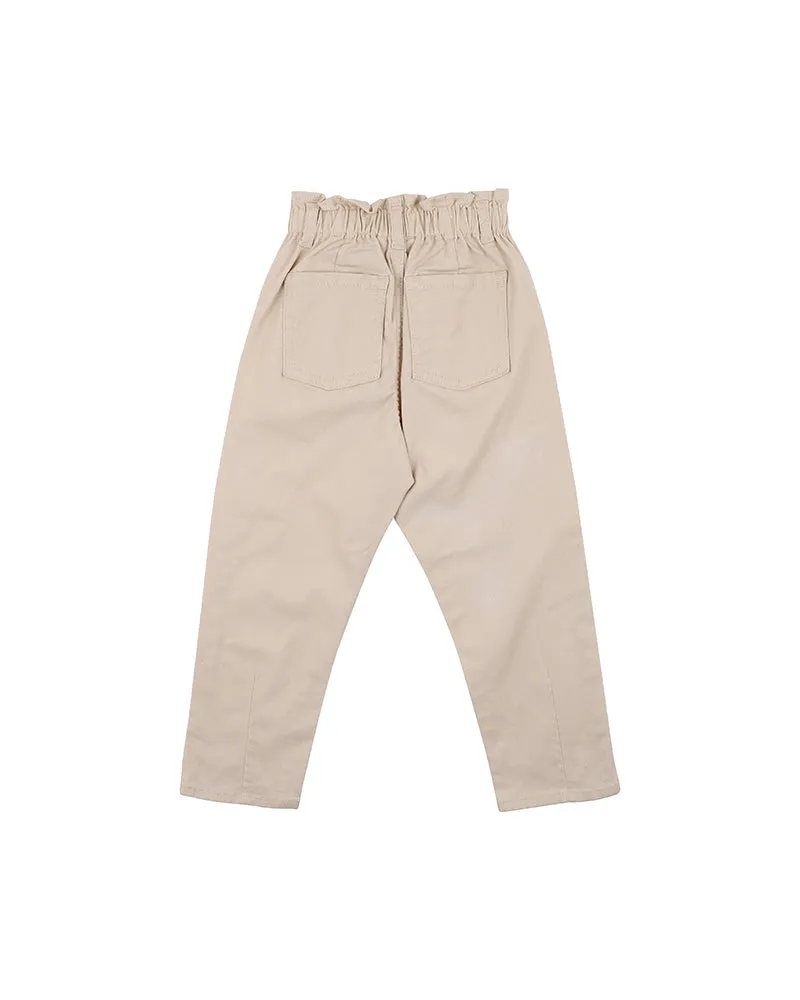 FOX & FINCH PAPERBAG TWILL PANTS