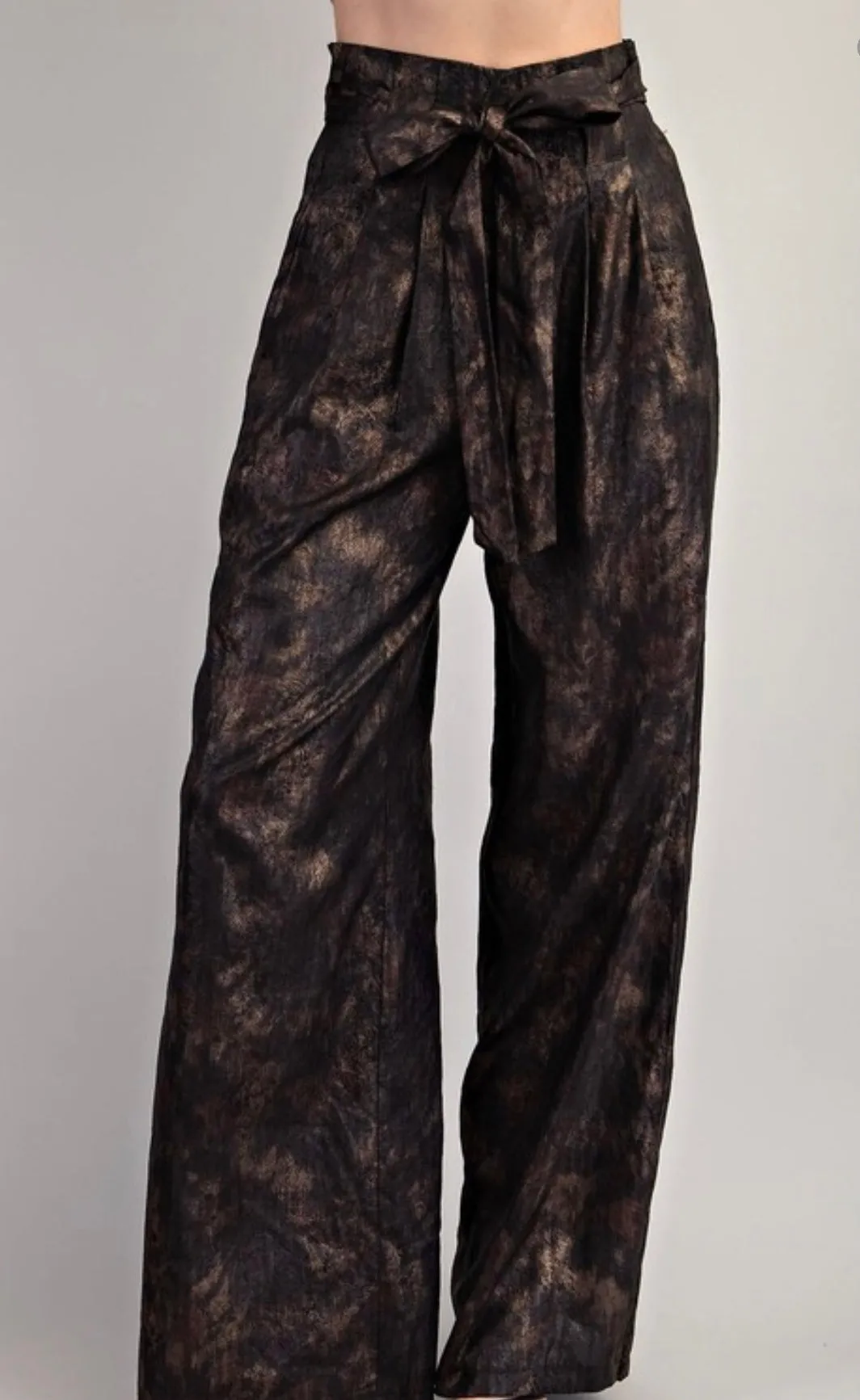 Goldie wide leg paperbag pants