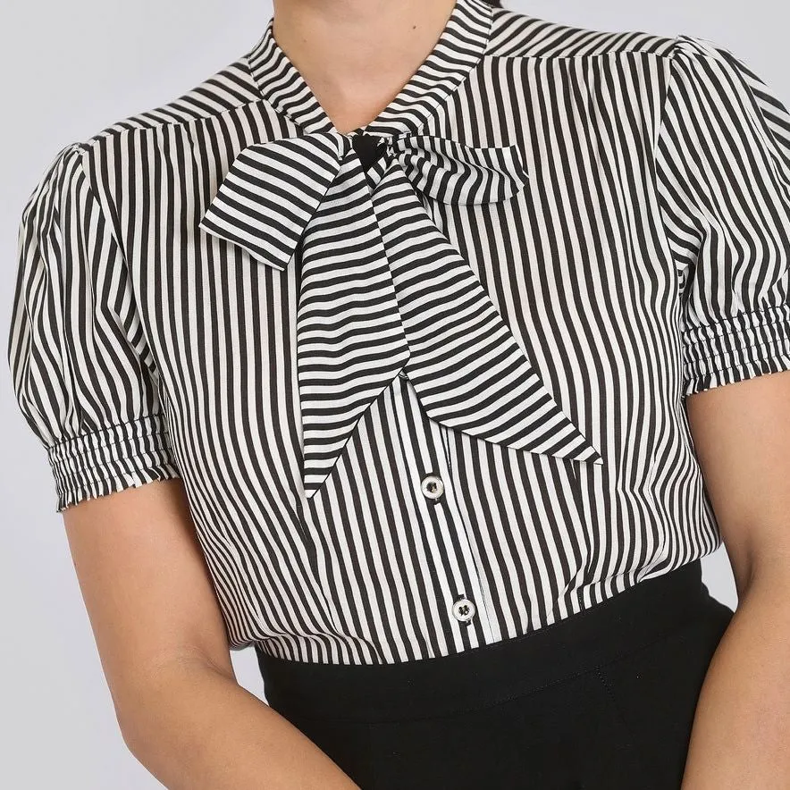 Humbug Striped Blouse Top