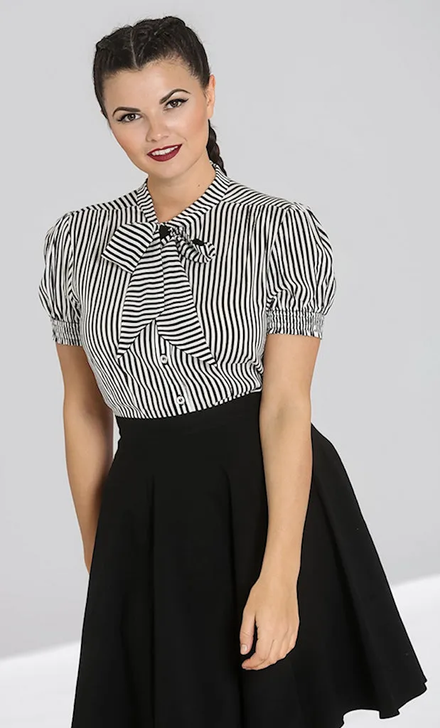 Humbug Striped Blouse Top