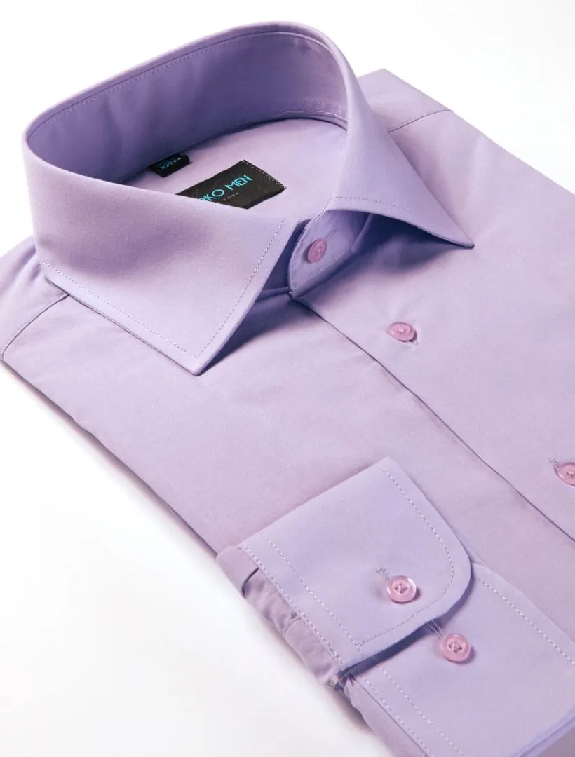 Karako Men Lavender Dress Shirt