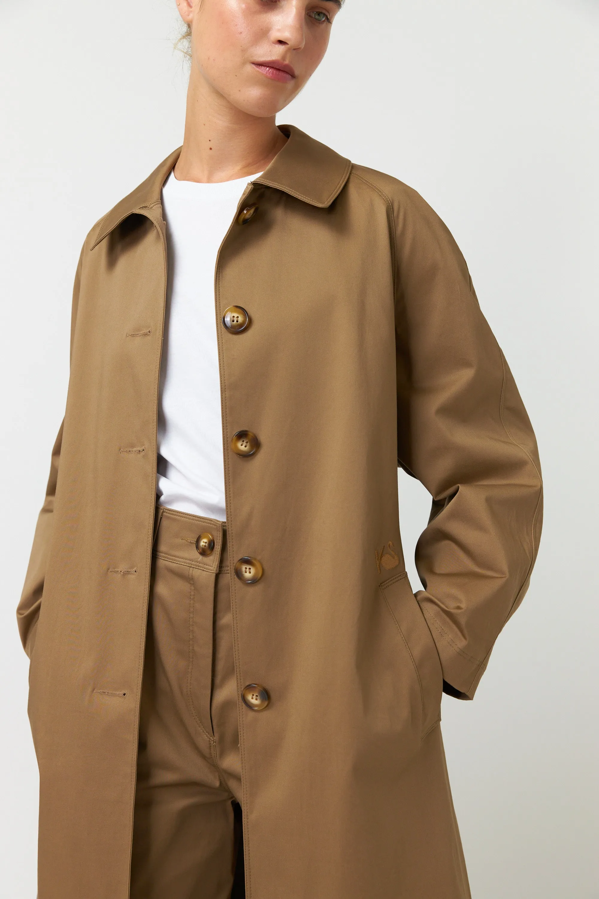 Kate Sylvester Cooper Coat Sand