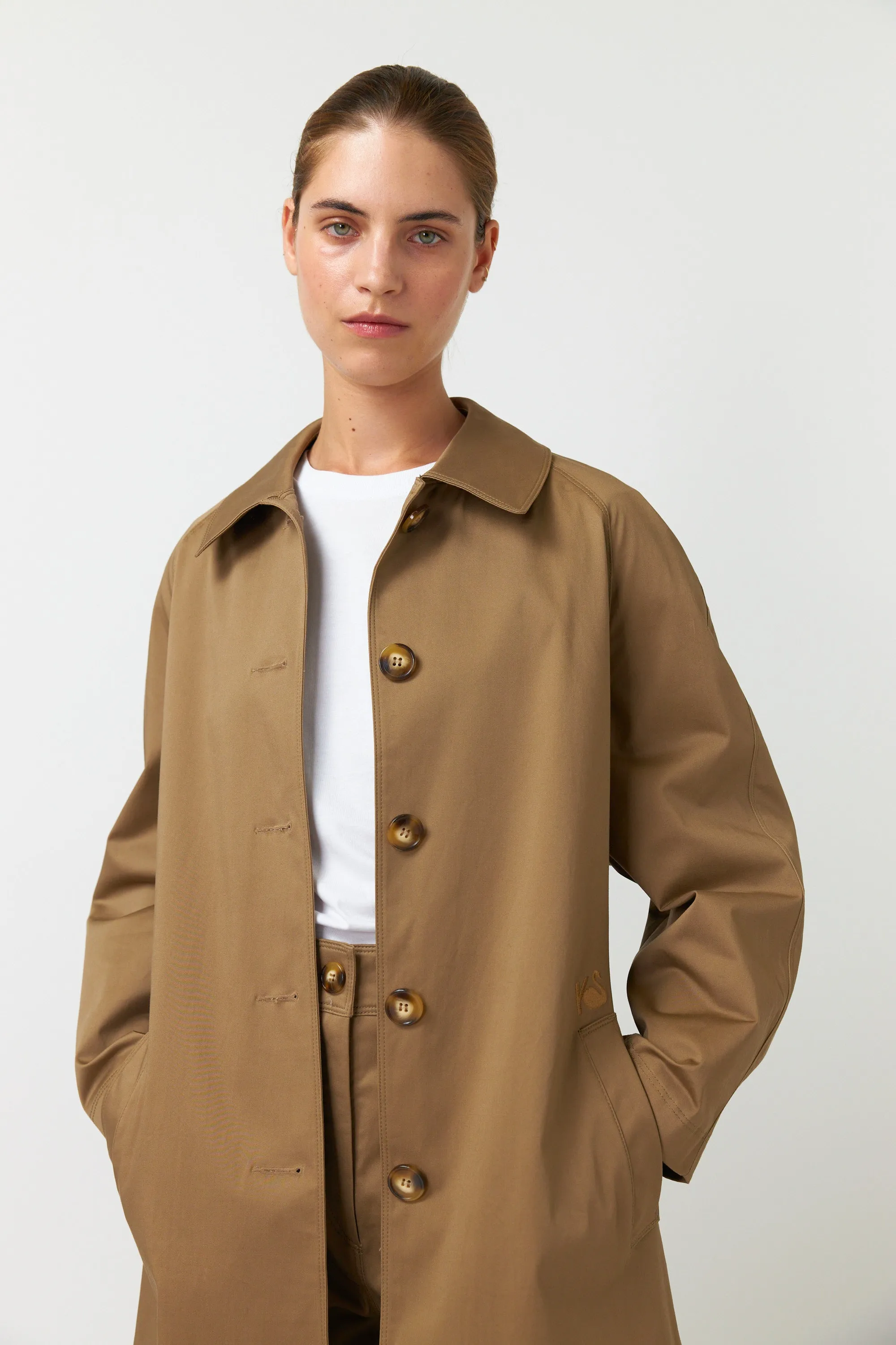 Kate Sylvester Cooper Coat Sand