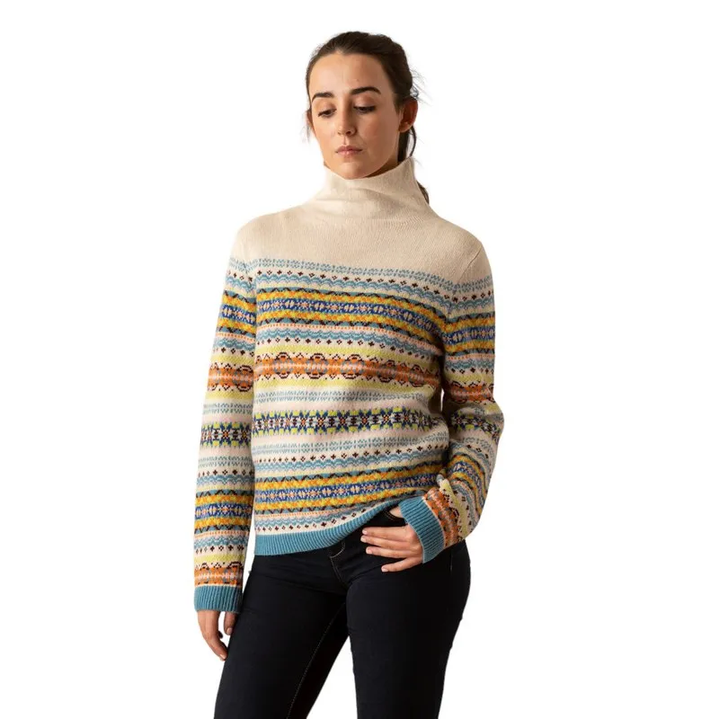 Kinross High Neck Sweater in Tulip