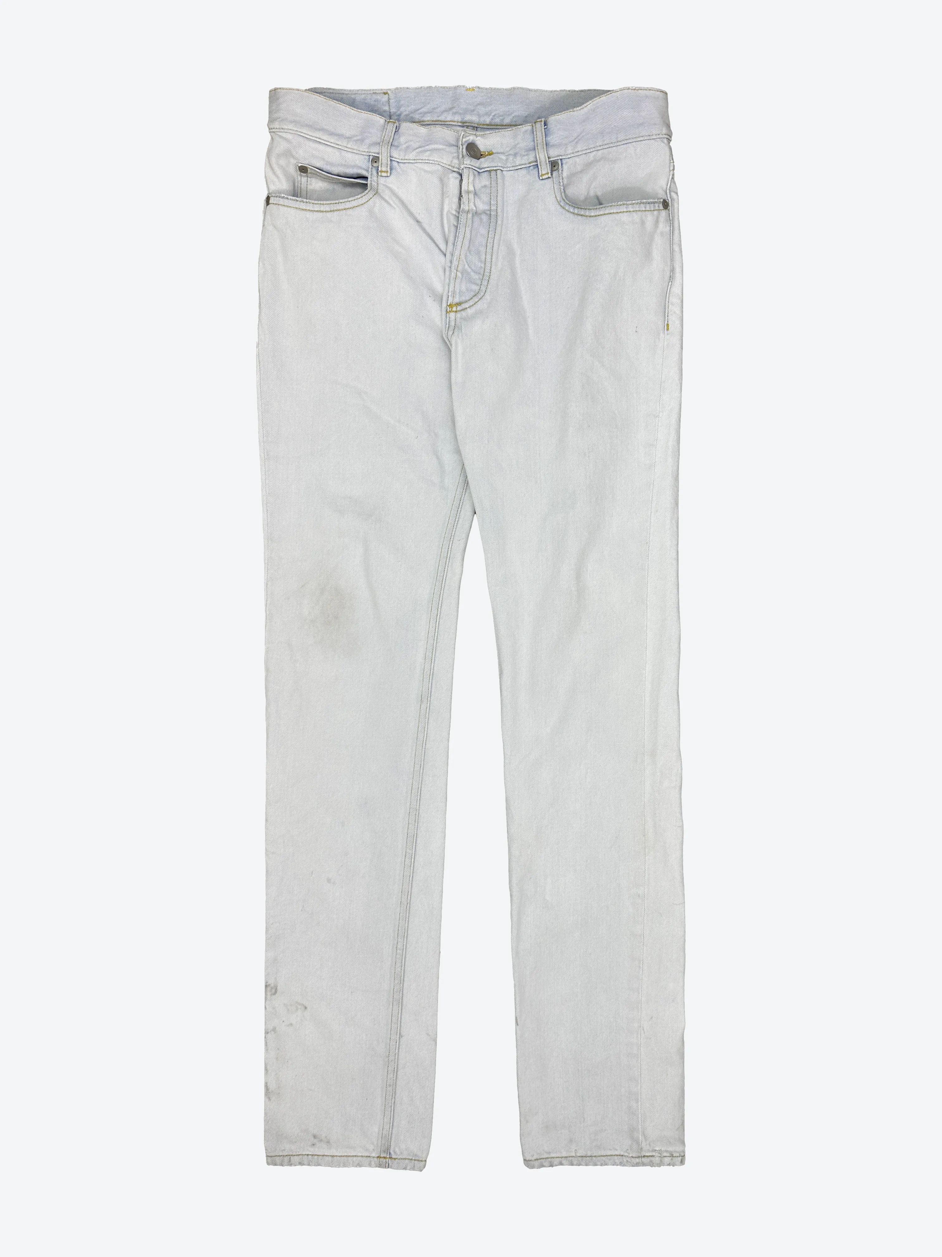 Light-washed Distressed Denim