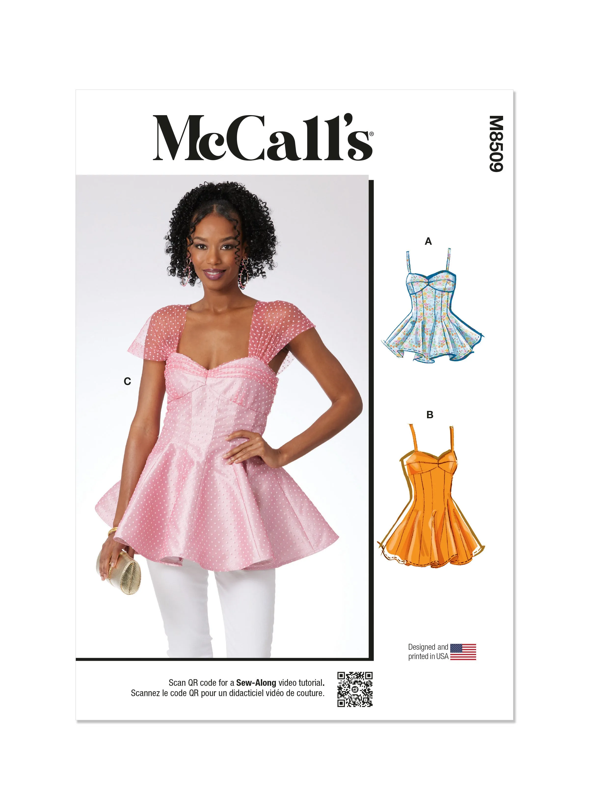 McCall's sewing pattern 8509 Tops