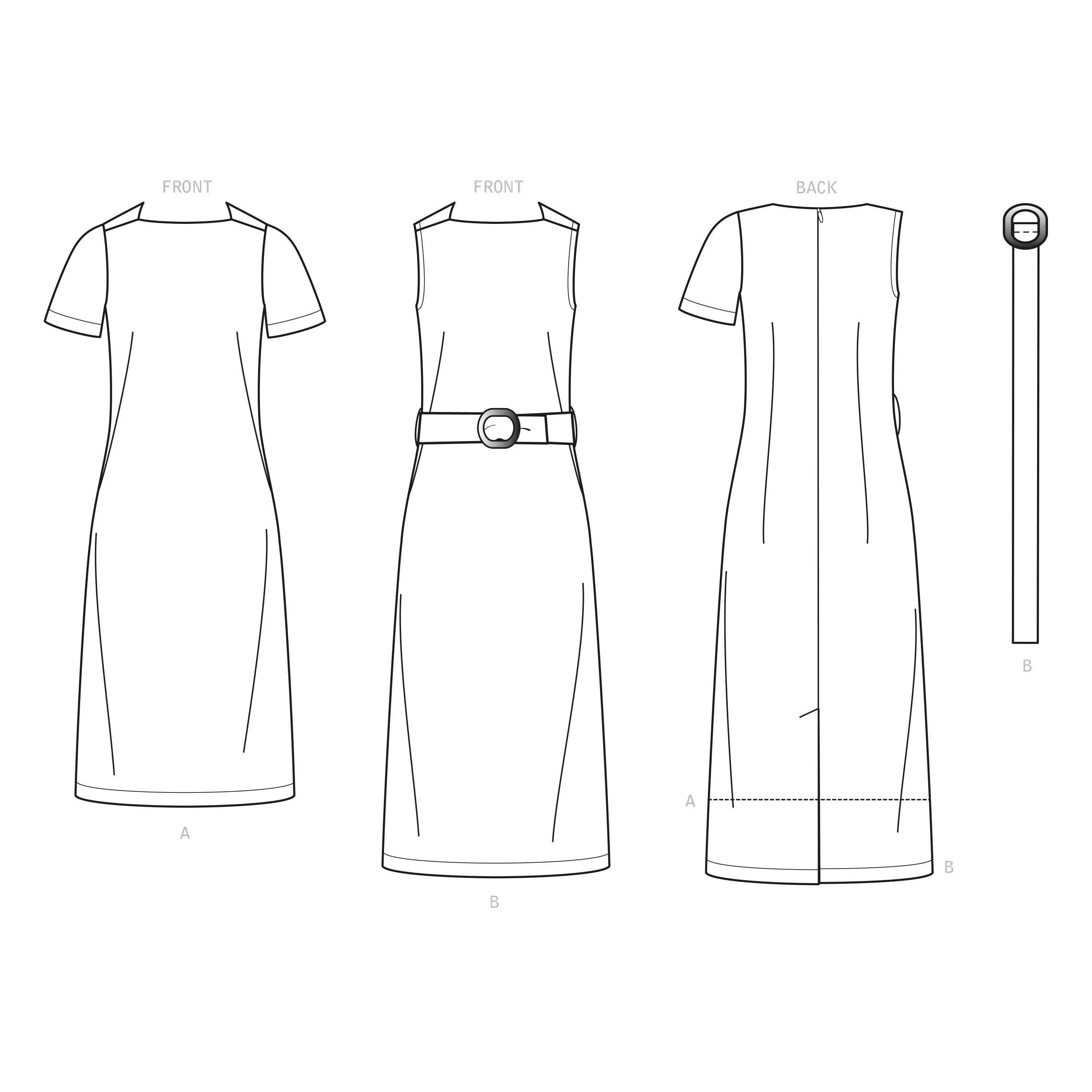 New Look Sewing Pattern 6667 Misses' Dress