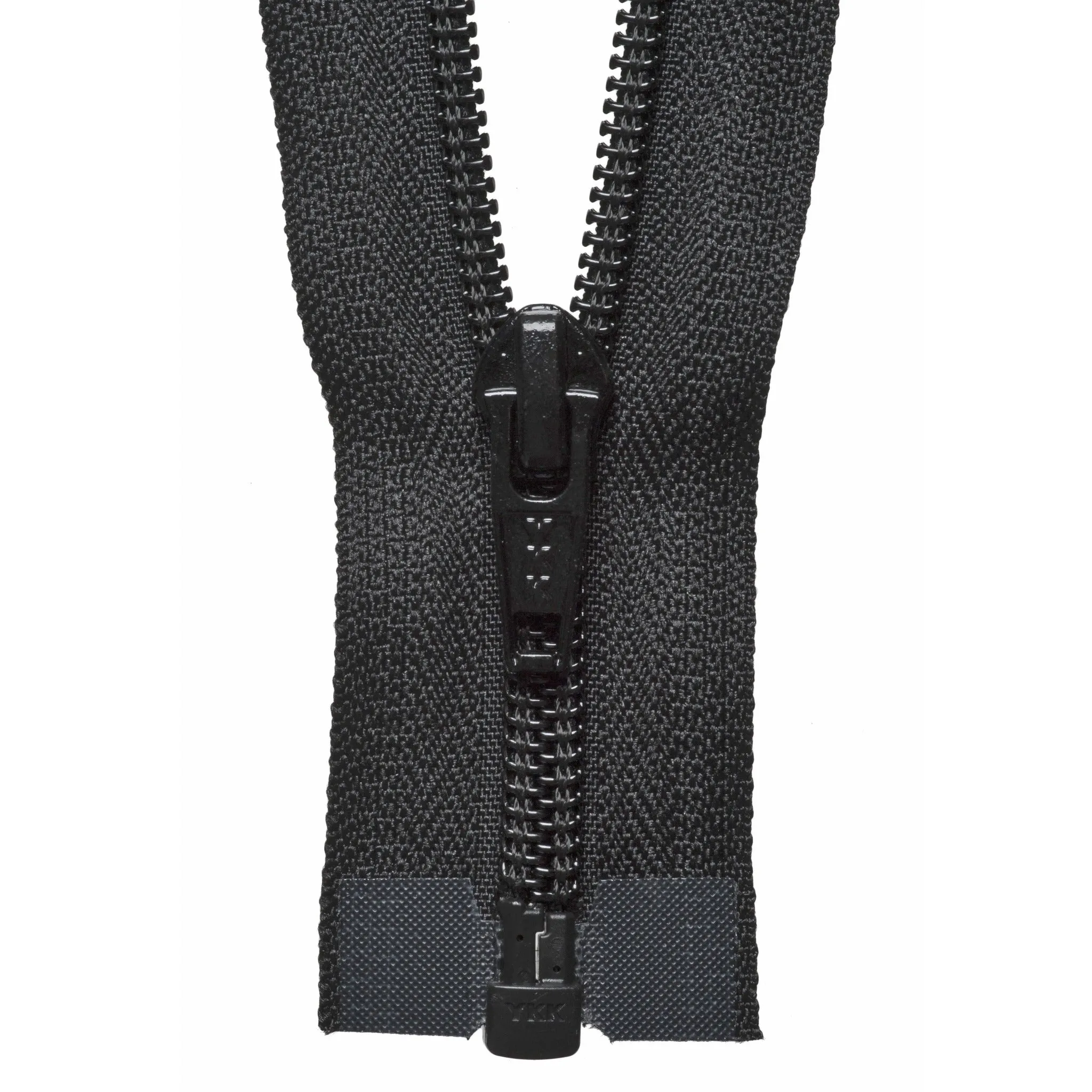 Nylon Open End Zip - 36cm - Black