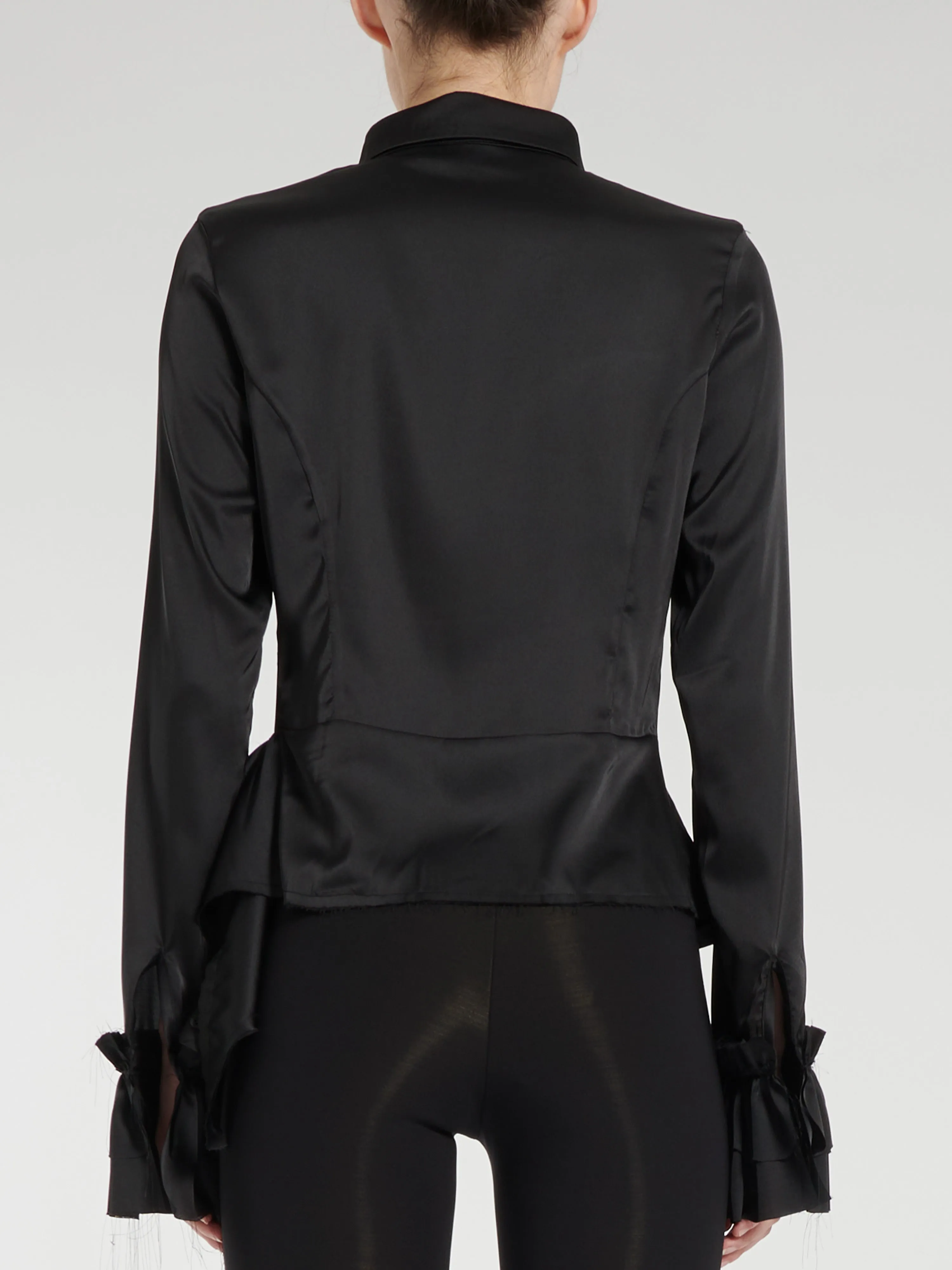 OTTOLINGER - Rouched Longsleeve Blouse