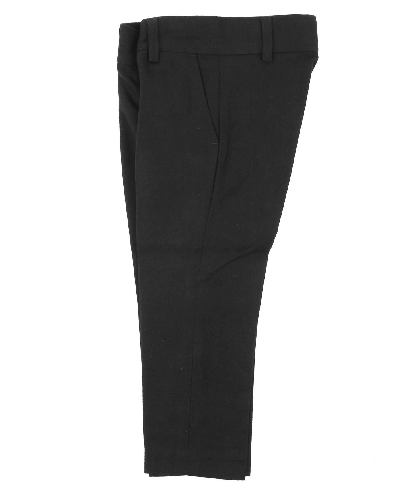 pants wool look skinny fit - black