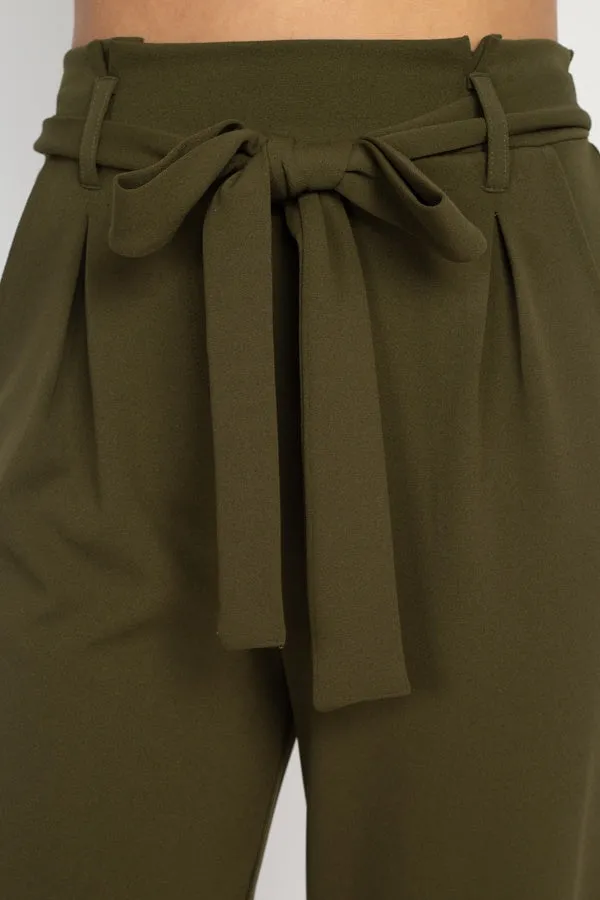 Paperbag Self Tie Pants