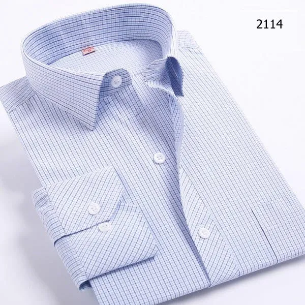 Striped Men Dress Shirt Formal