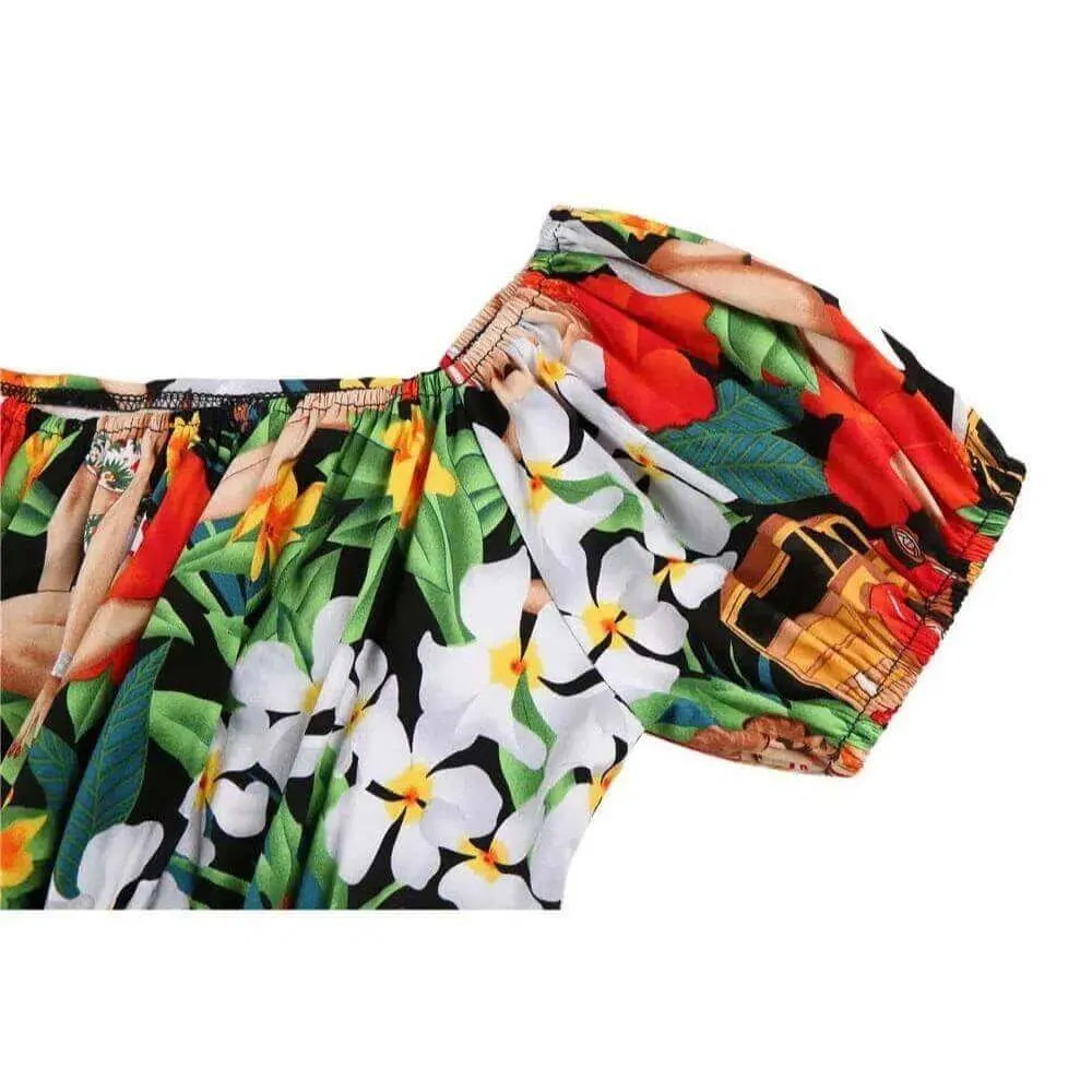 Tropical Pinups 50s Dress [IN STOCK]