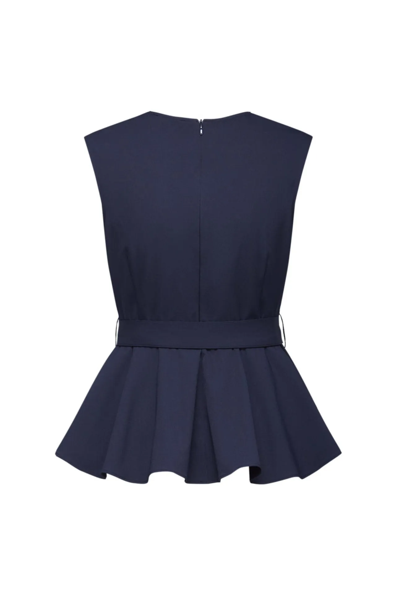 V-Neck Peplum Top