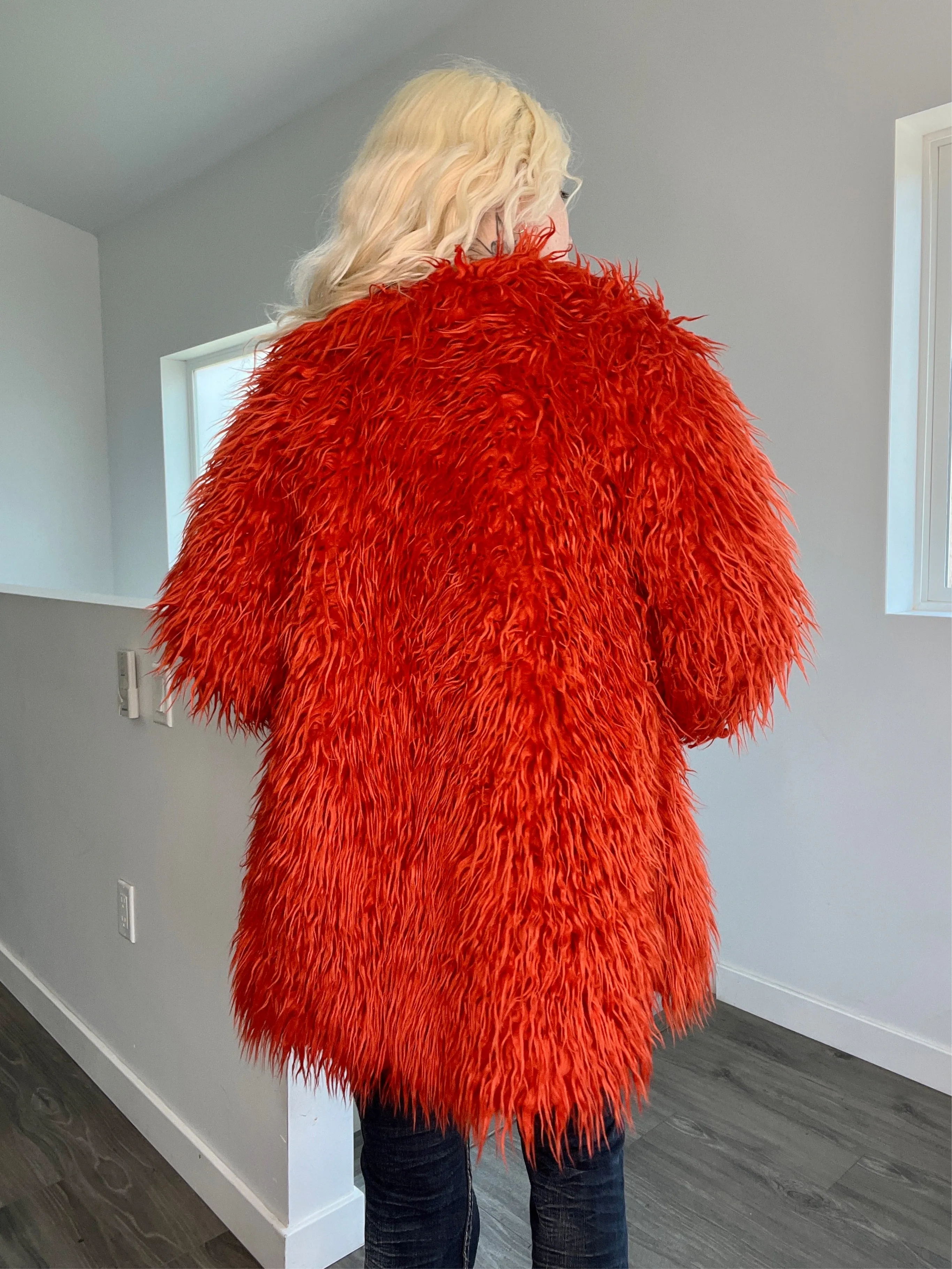 Vintage Shag Fur Coat