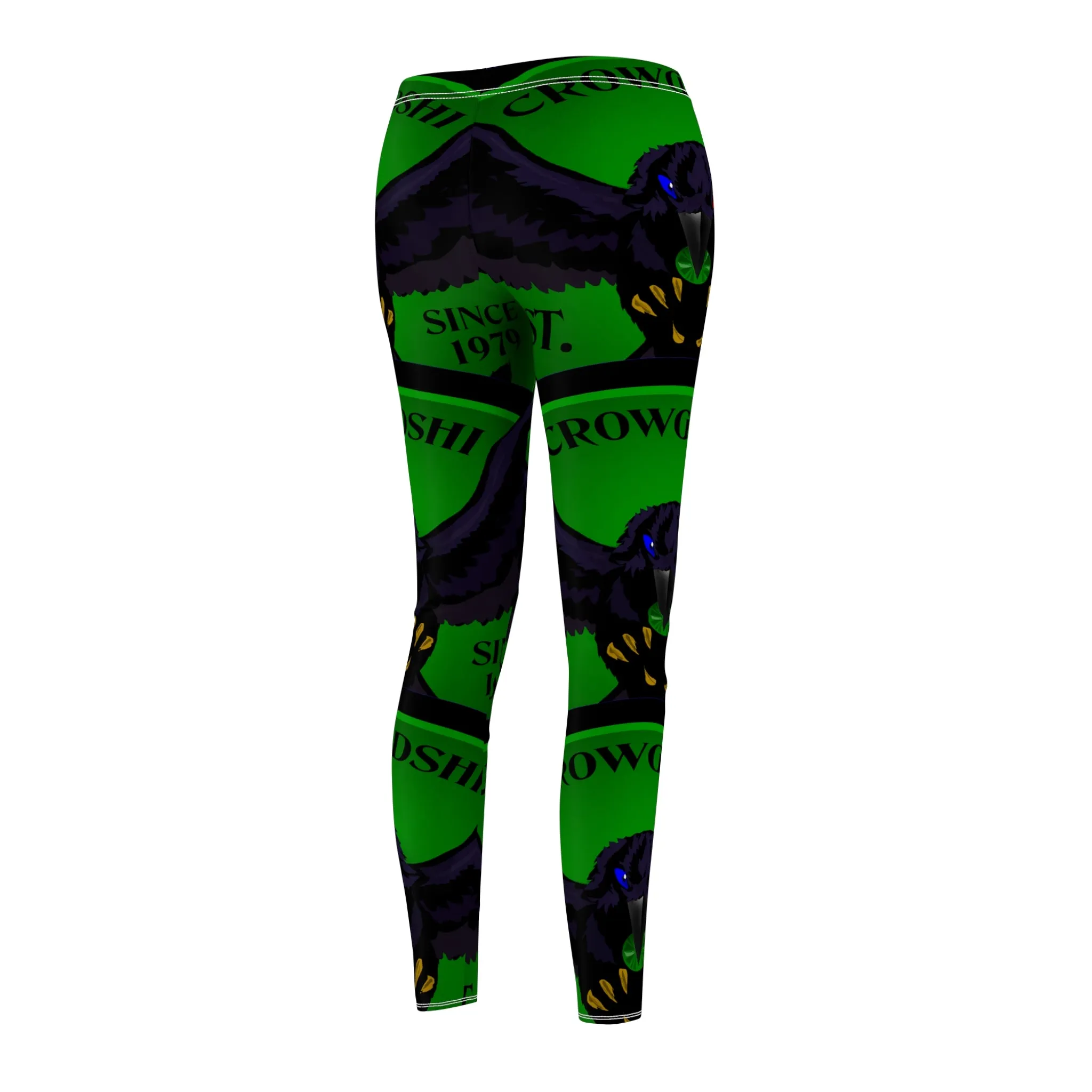 Women's Crowgodshi First Generation #2 Limited Edition Leggings, GREEN LOGO